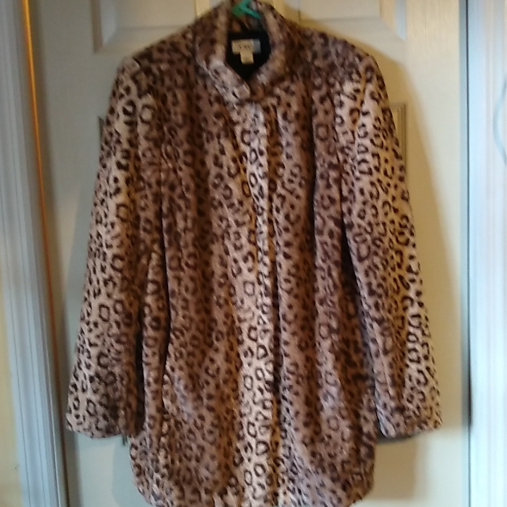 Cato New  Cheetah Fur Coat